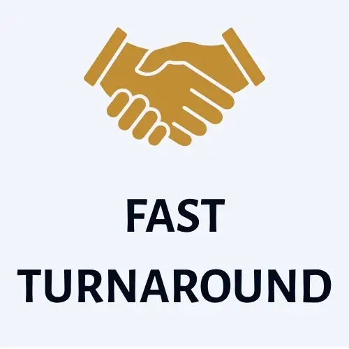 trust badge 3 fast turnaround