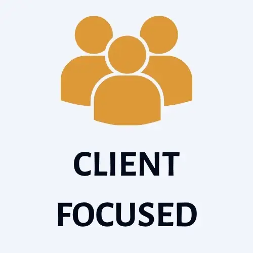 trust badge 5 client focused
